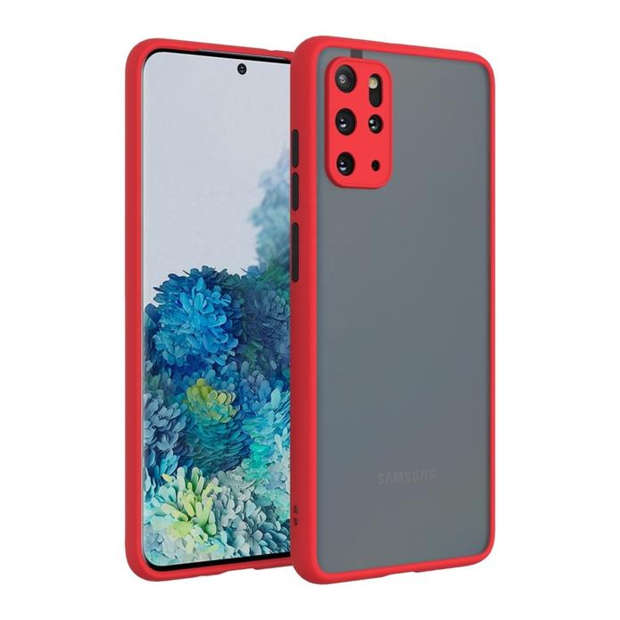 Trim Red Matt Case With Camera Lens For Samsung S20 FE