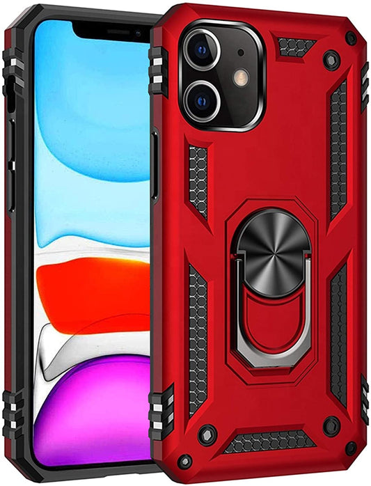 Hybrid Ring Case for iPhone 11 Red