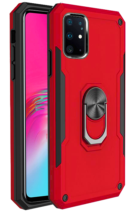 Red Hybrid Ring Case for Samsung S20 ULTRA