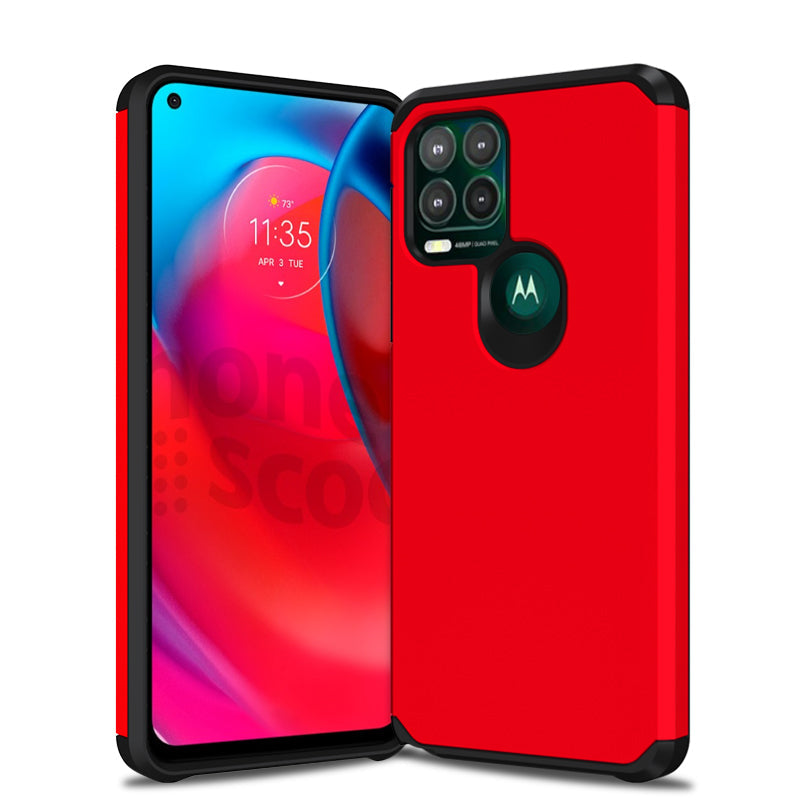 Slim Armor Protective Red Case for Motorola G STYLUS 2021
