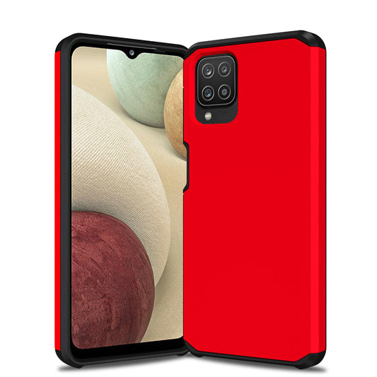 Slim Armor Protective Red Case for Samsung A12