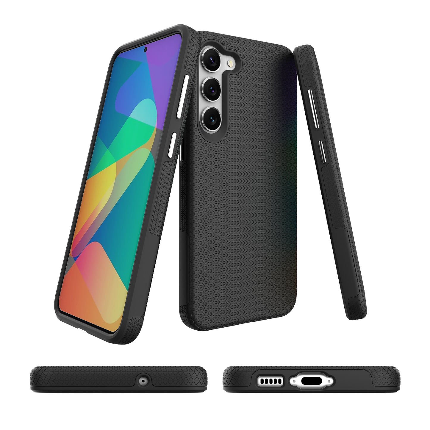 TriTex Black Case for Samsung S23