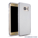 Glitter Silicone Case For Samsung SAM S7 Silver