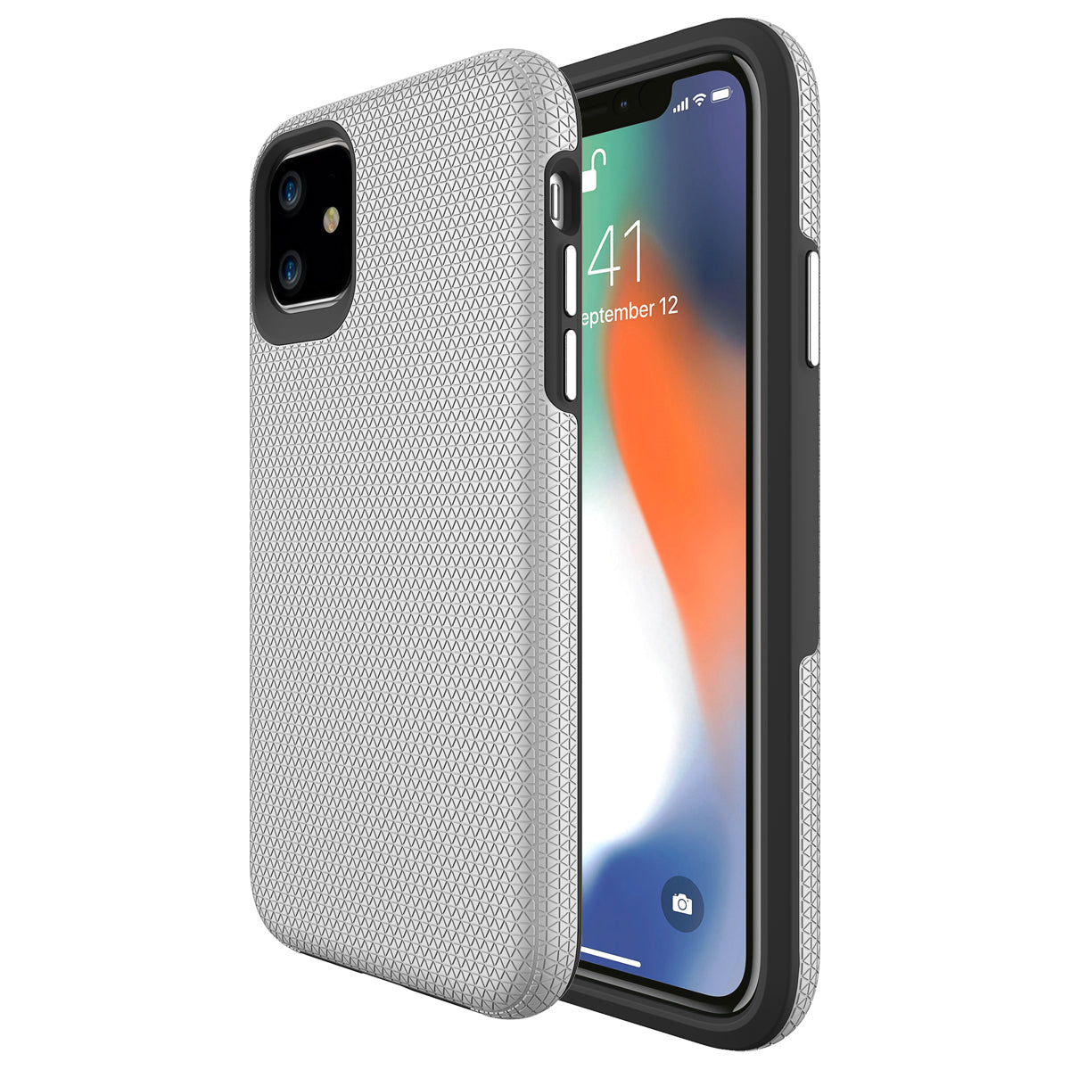 TriTex Silver Case for iPhone 11