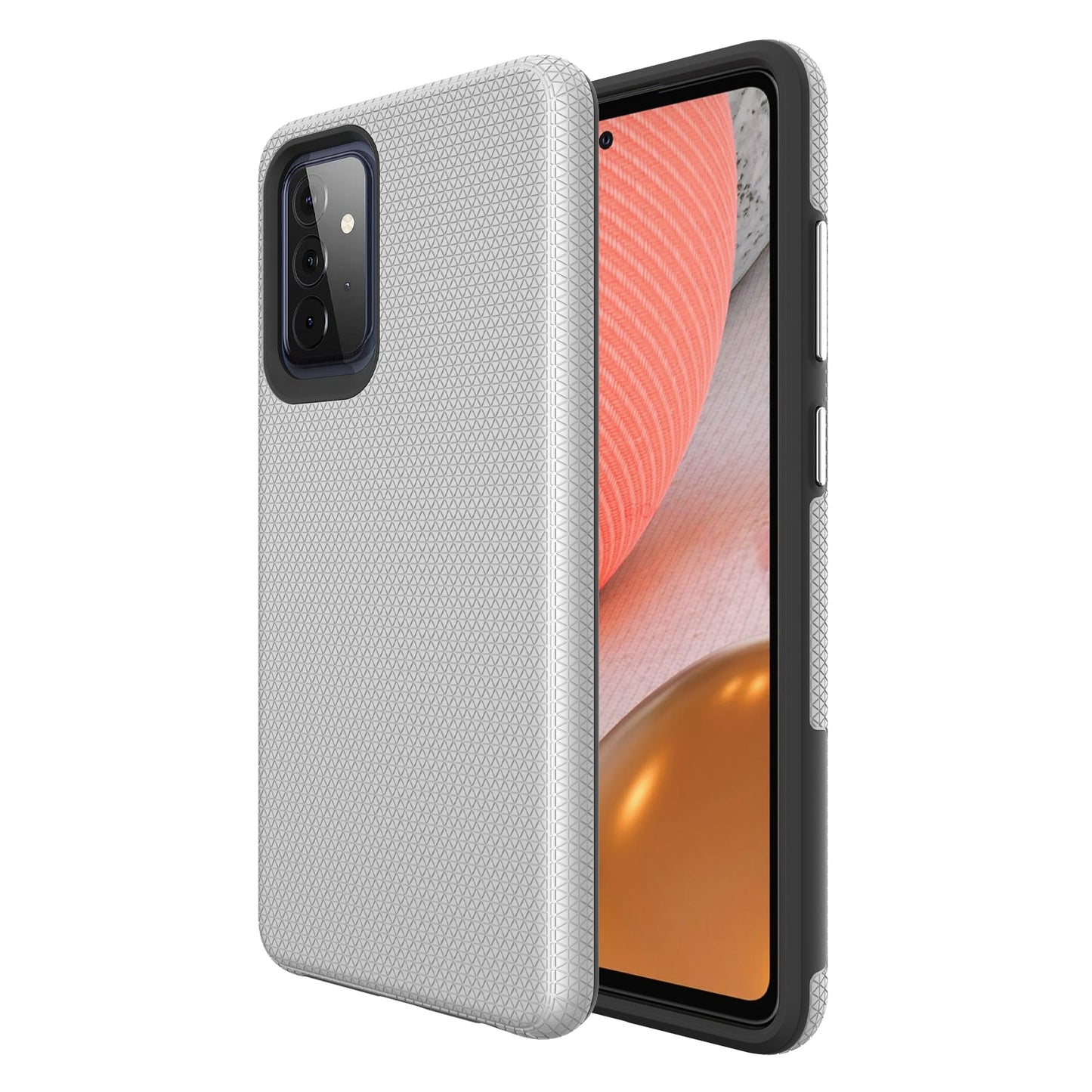 TriTex Silver Case for Samsung A72