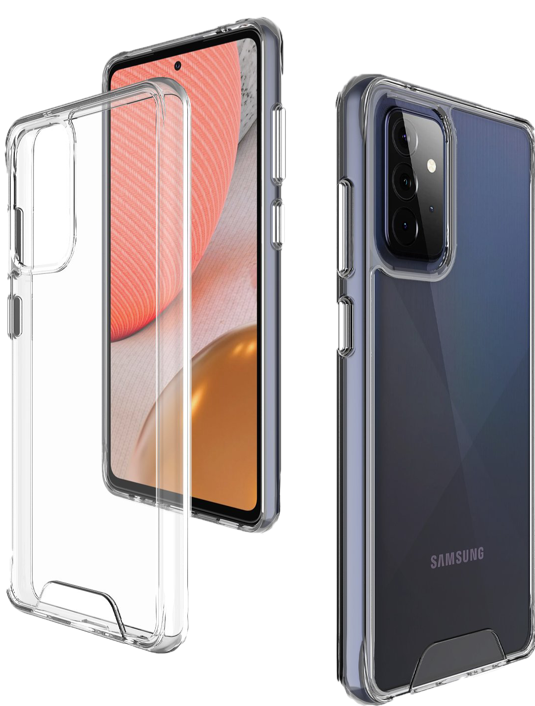 Space Clear Case For Samsung A32 5G