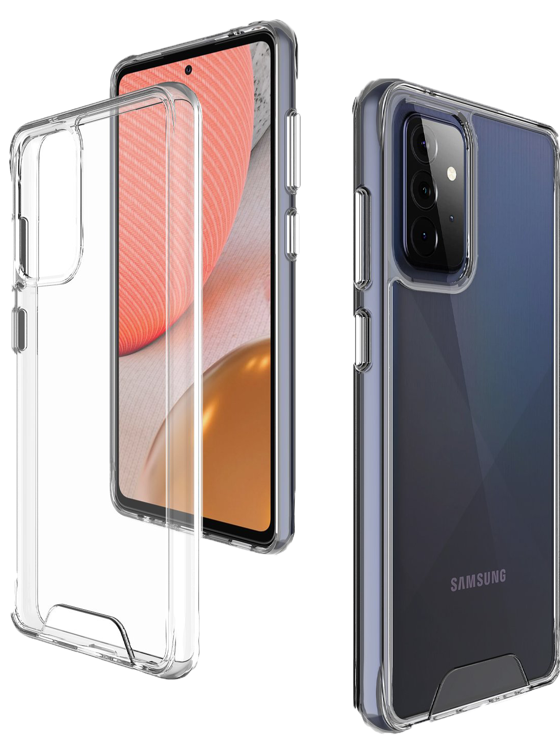 Space Clear Case For Samsung A53 5G