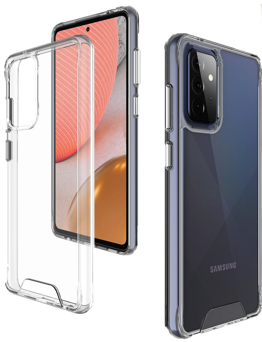 Space Clear Case For Samsung A72