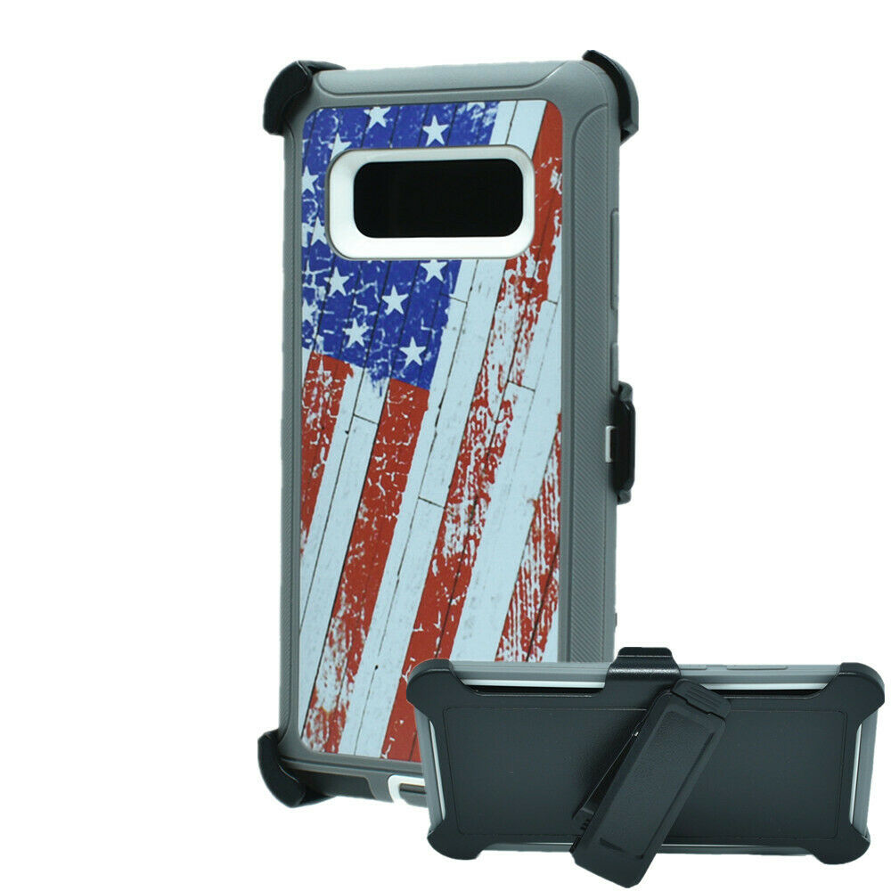 Defender Case Camo USA Flag for Samsung S10