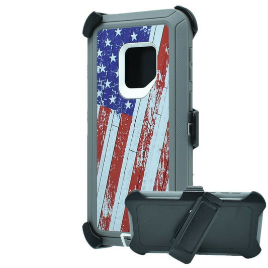 Defender Camo USA FLAG for Samsung S9