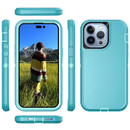 Defender Teal Case for iPhone 14 PRO MAX