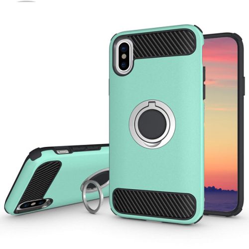 Hybrid Ring Teal Case For iPhone XS MAX