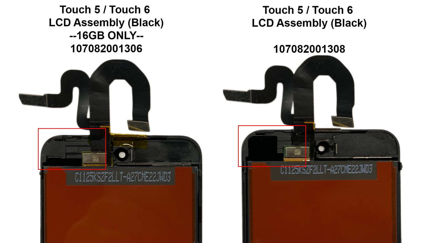 LCD Assembly For iPod Touch 5 / iPod Touch 6 / iPod Touch 7 (Premium) (Black)