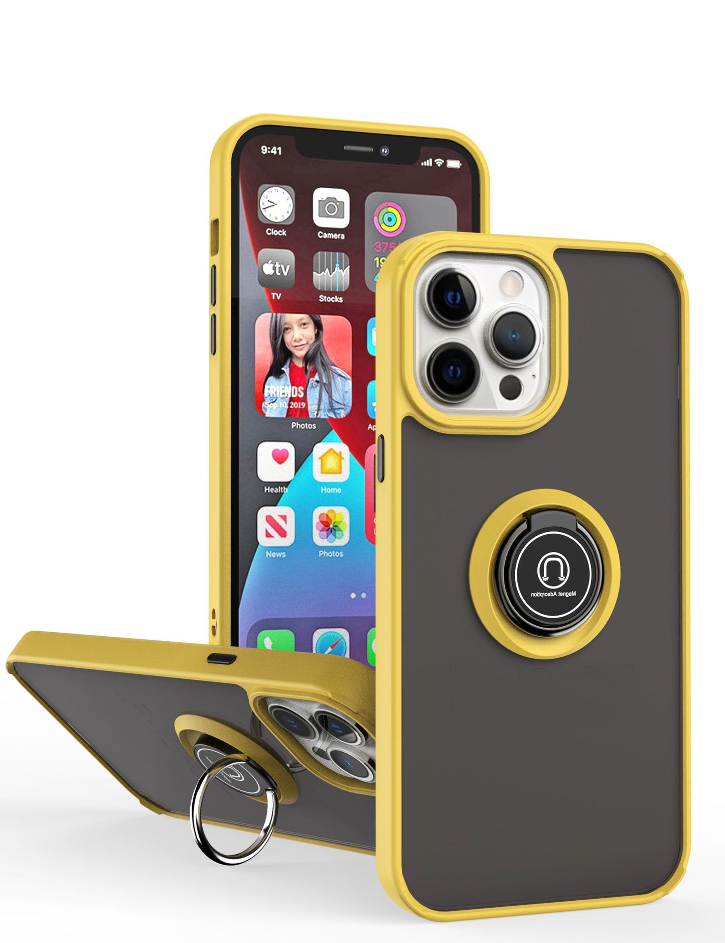 YELLOW MATTE RING IP 13 MINI