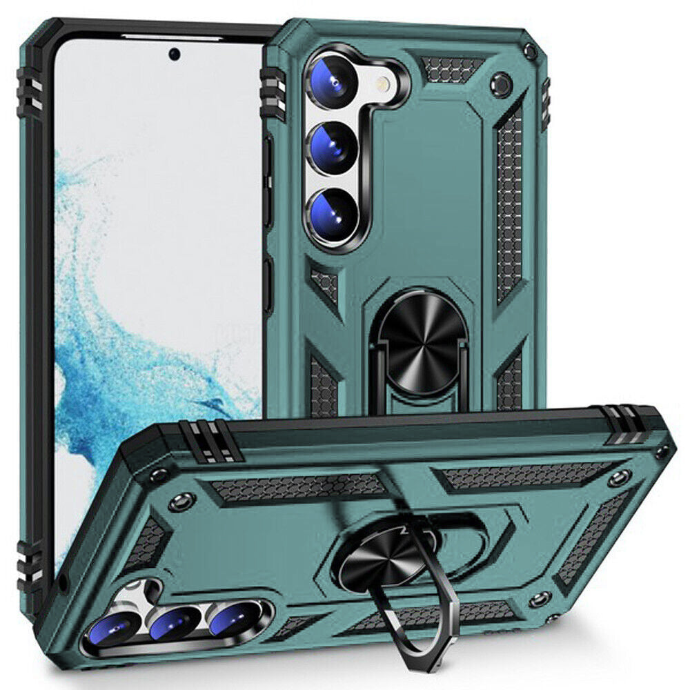 GREEN Hybrid Ring Case for Samsung S22