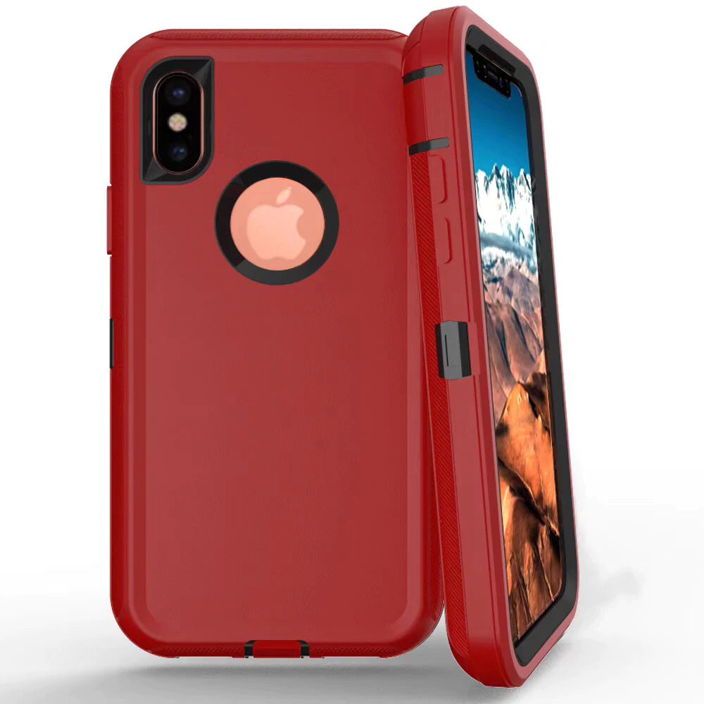 Defender Case for iPhone (Red)