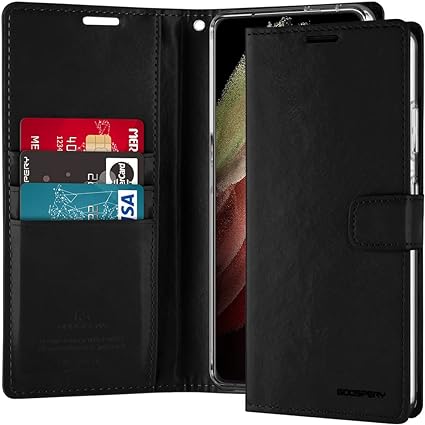 iPhone 14 Pro Max Mercury Goospery Diary Wallet Black