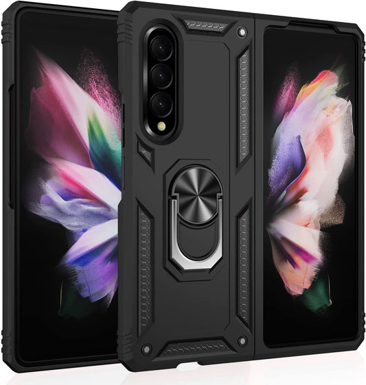 Hybrid Ring Black Case for Samsung Z4 FOLD