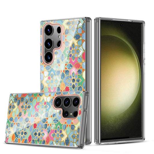 Clear Graphic Case (Mosaic) for Samsung S23 ULTRA