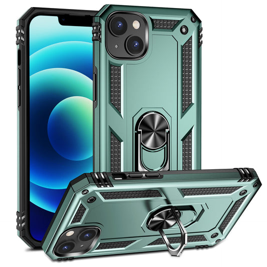 Hybrid Ring Case for iPhone 15 Pro Max (Green)
