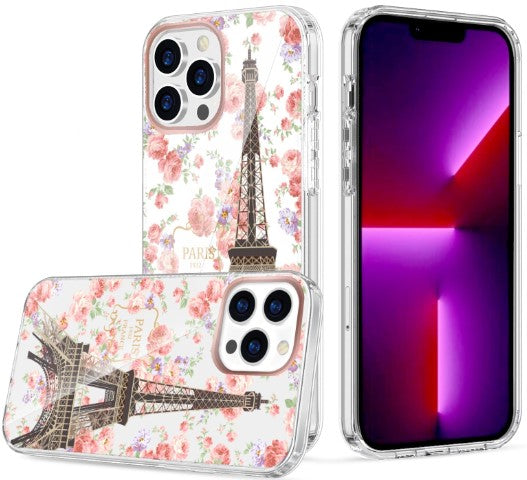 Clear Graphic Case (EIFFEL TOWER) for iPhone 15 Pro Max