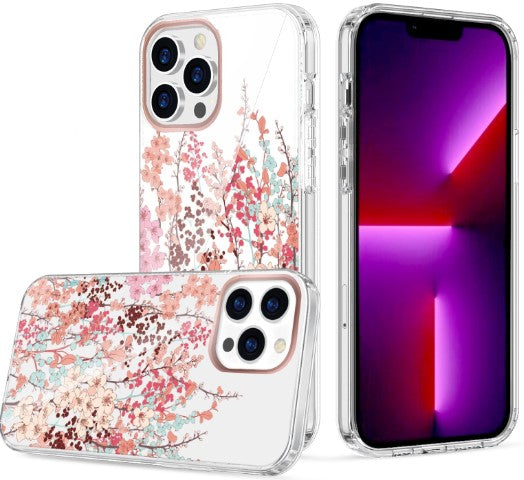 Clear Graphic Case (Blossom) for iPhone 15 Pro