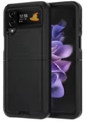 Defender Black Case for Samsung Z4 FLIP