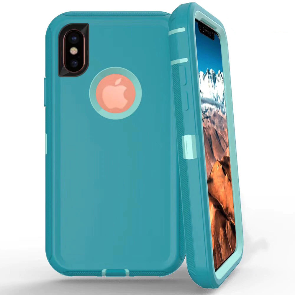 Defender Case for iPhone (Teal)