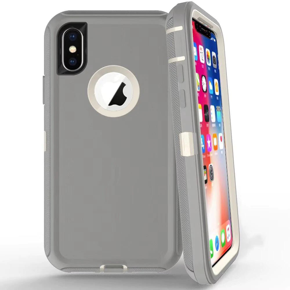 Defender Case for iPhone (Grey)