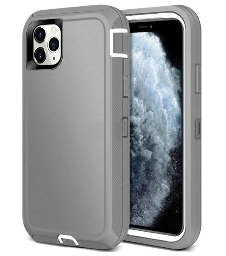 Defender Case for iPhone (Grey)