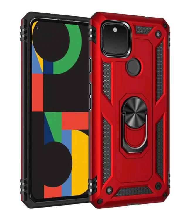 Hybrid Ring Case (Red) for Google Pixel