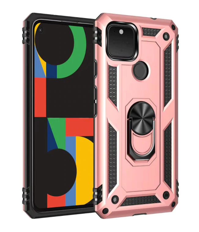 Hybrid Ring Case (Rose Gold) for Google Pixel