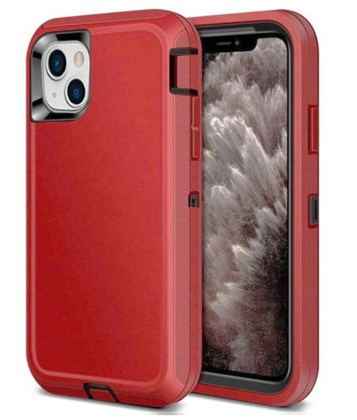Defender Case for iPhone (Red)