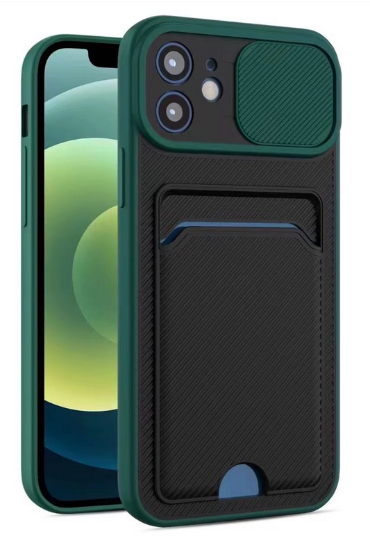 Rugged Camera Case (Green) for Apple iPhone