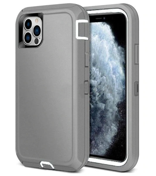 Defender Case for iPhone (Grey)