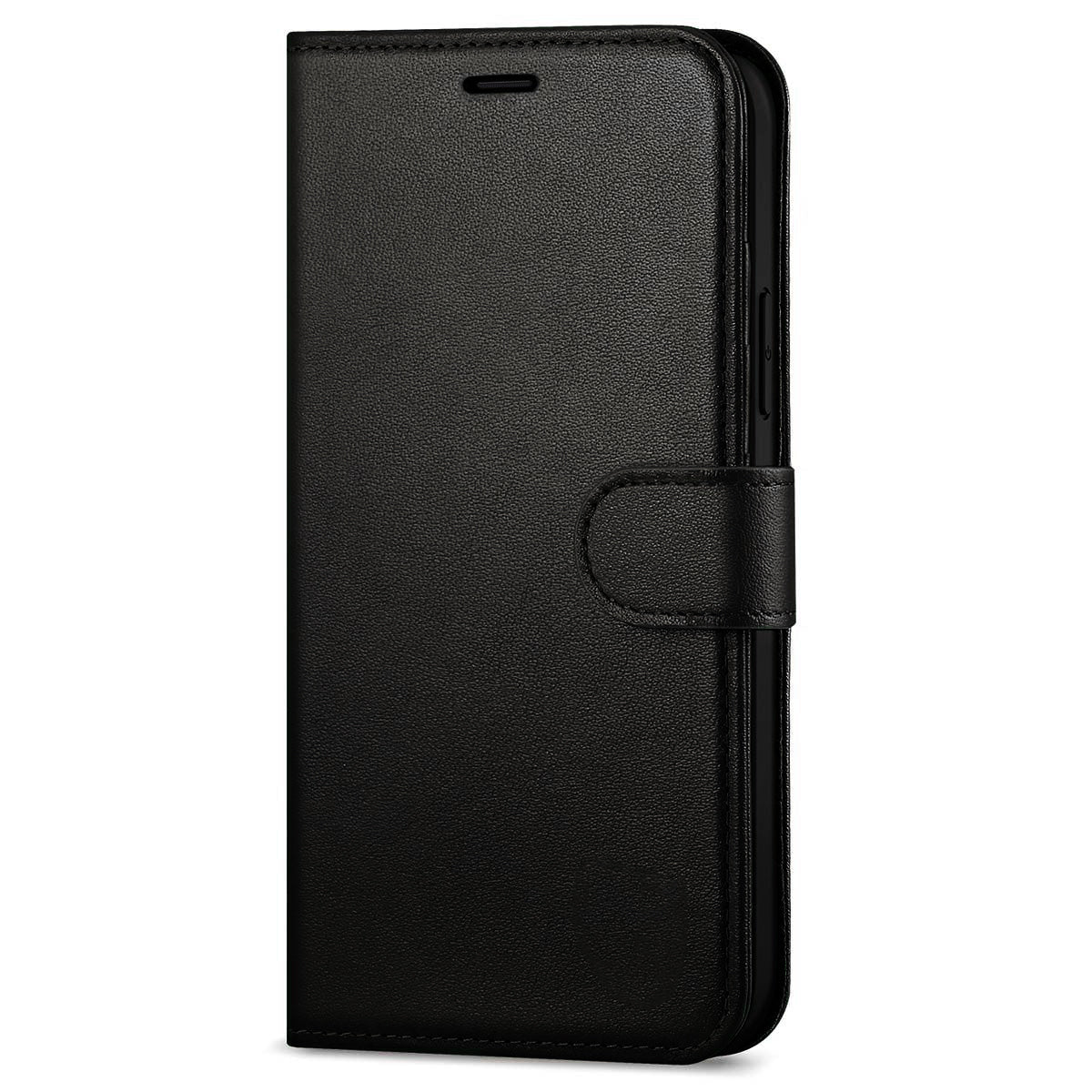 BLACK Wallet Case Leather For Z FOLD 4