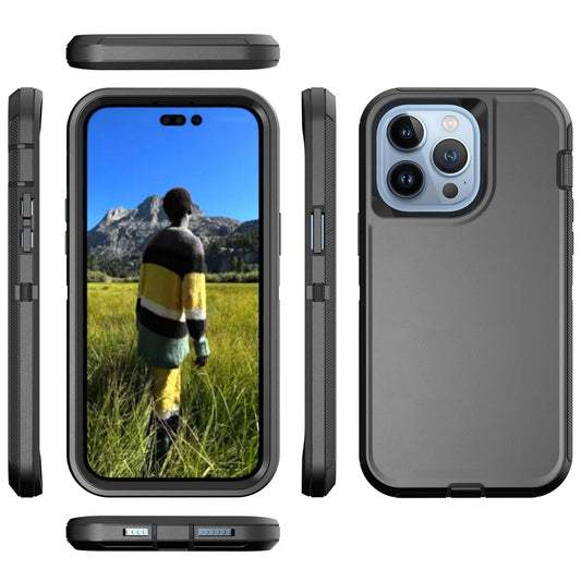 Defender Black Case for iPhone 14 PRO