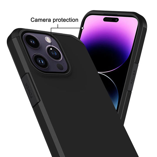 Slim Armor Protective Black Case for iPhone 14 PRO