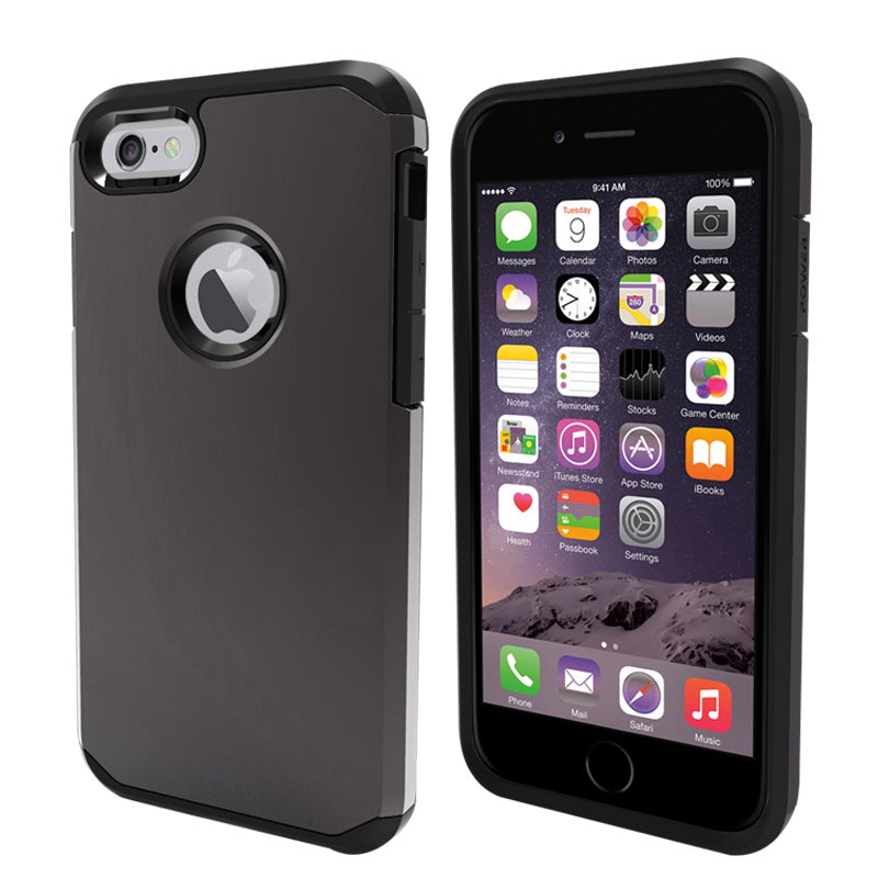 Slim Armor Case (Grey) for Apple iPhone