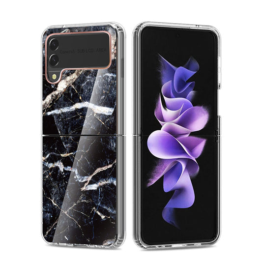 Clear Graphic Case (MARBLE) for Samsung Z FLIP 3