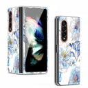 Clear Graphic Case (Blue Flower) for Samsung Z FOLD 3