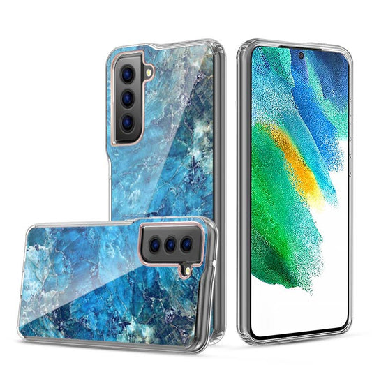 Clear Graphic Case (Blue Marble) for Samsung S22