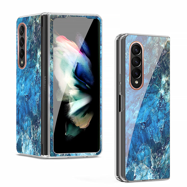Clear Graphic Case (Blue Marble) for Samsung Z FOLD 4