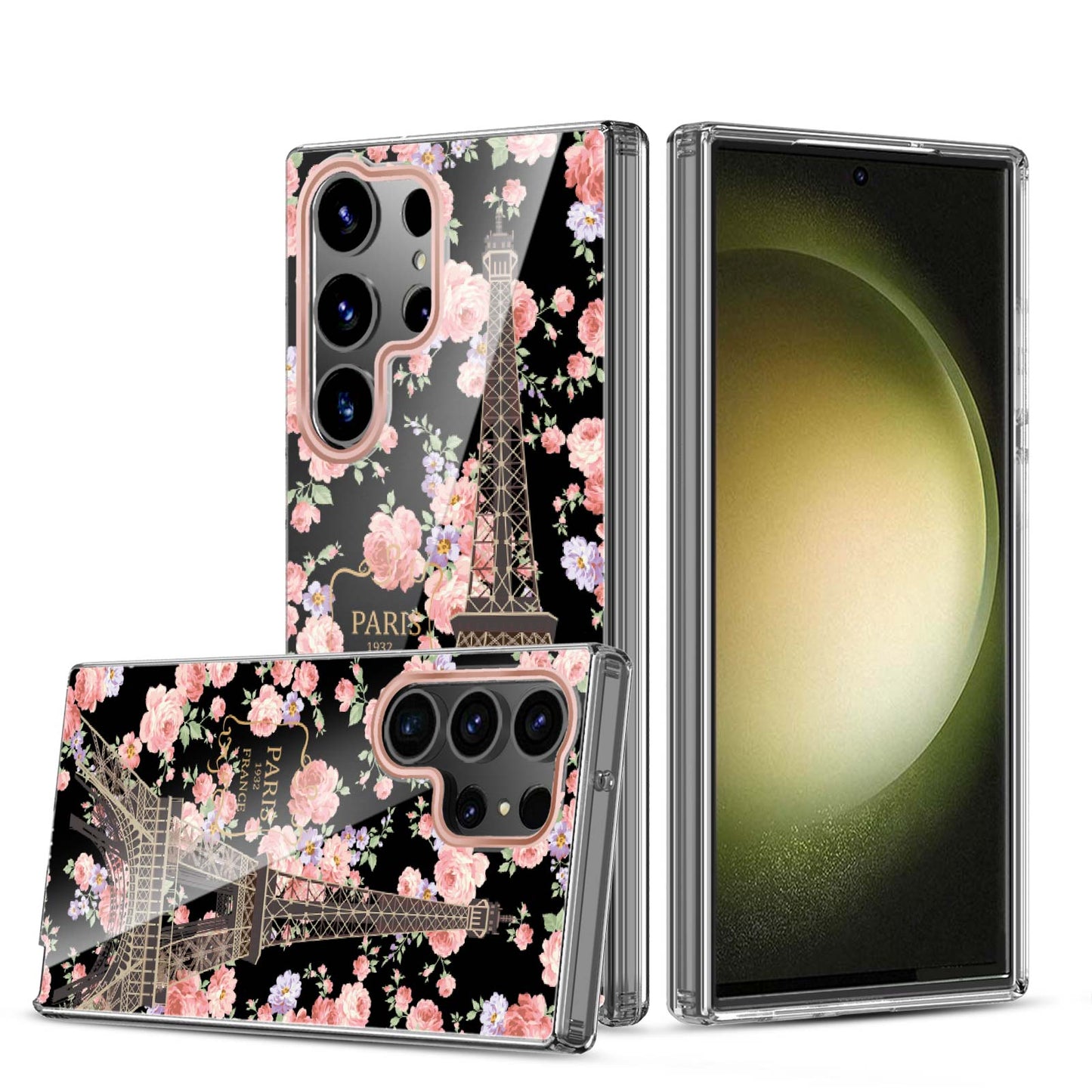 Clear Graphic Case (EIFFEL TOWER) for Samsung S23 ULTRA