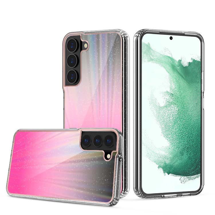 Clear Graphic Case (Multi Sparkle) for Samsung S22 PLUS