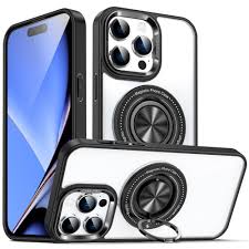 Clear Back Case With Ring Magsafe Case Black iPhone 14 Plus