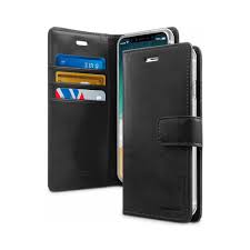 Wallet Case With 3 Card Slots For iPhone 15 Navy Blue