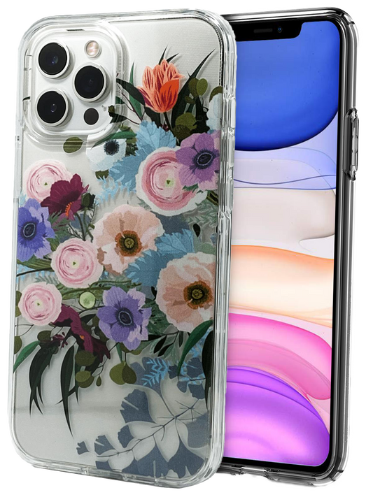 Graphic Clear Case (Rose Bouquet) for Apple iPhone