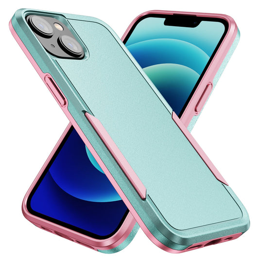 Commuter Case for iPhone 15 Pro Max (Mint Green With Pink Trim)