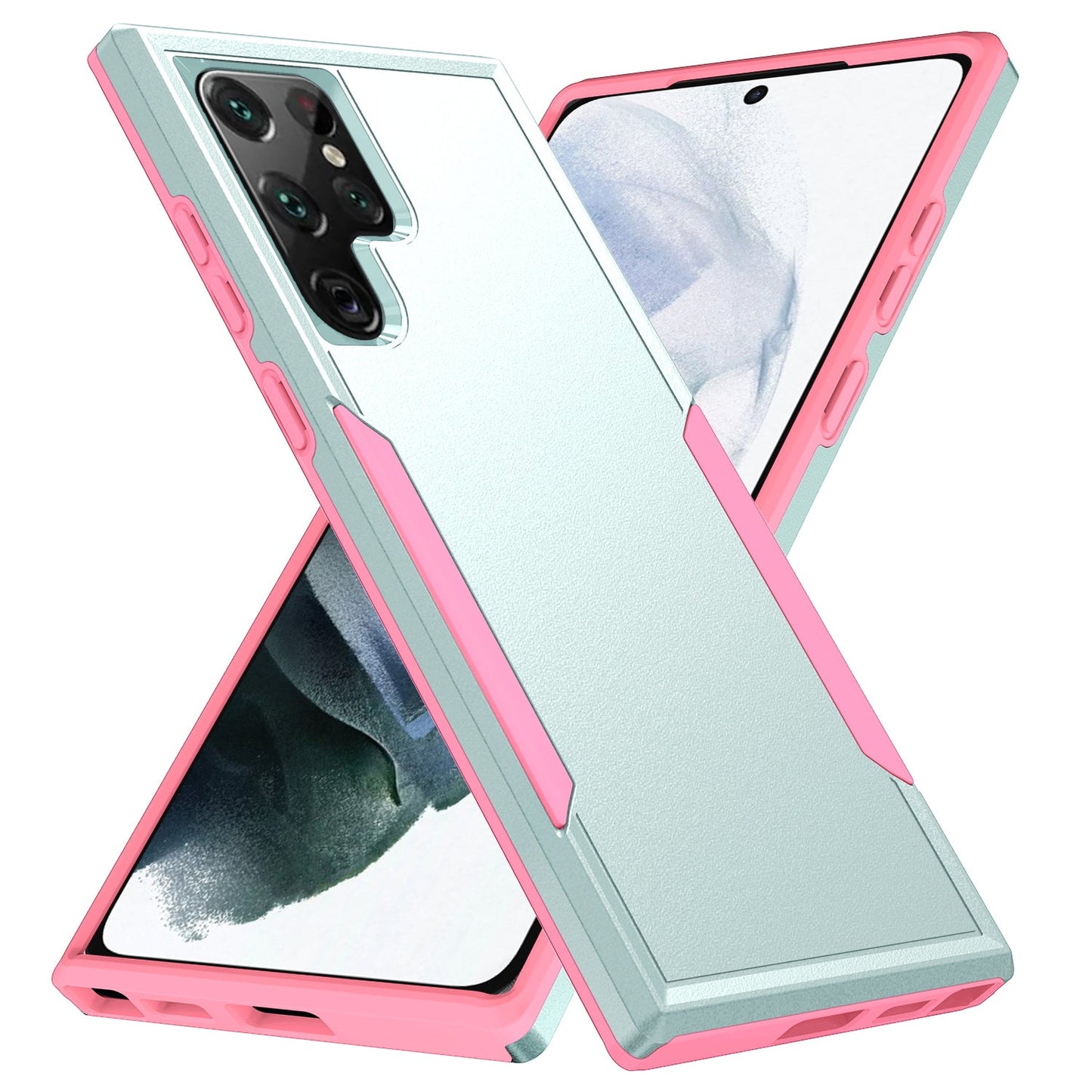 Commuter Mint With Pink Trim CASE for Samsung S23 ULTRA